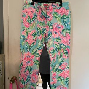 Lilly Pulitzer pants size 16 worn only a few times.